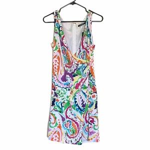 NWT Lauren Ralph Lauren Watercolor Paisley Dress